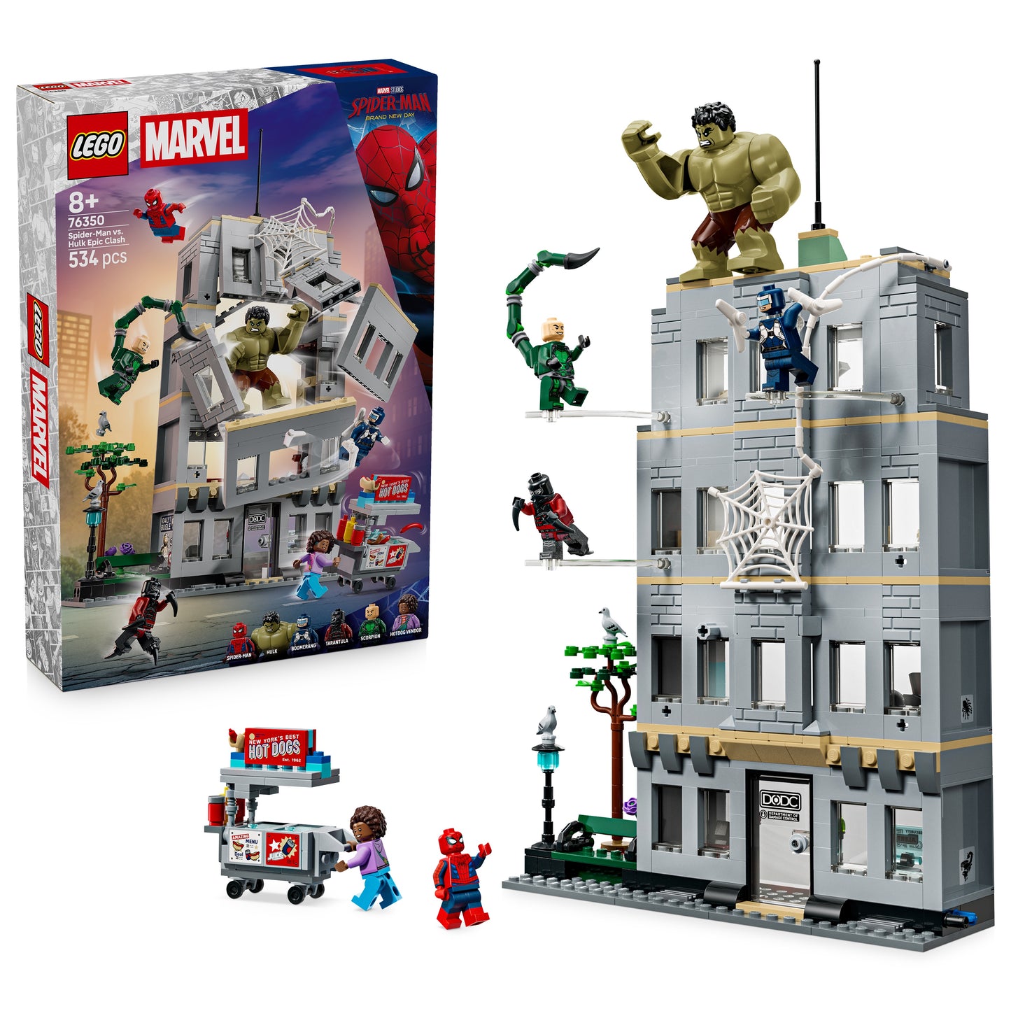 LEGO Marvel: Spider-Man vs. Hulk Epic Clash (76350)