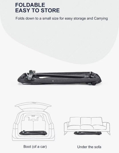 Preorder - Lucca Baby Bassinet Cradle Co-Sleeper Bed with Canopy and Storage Basket