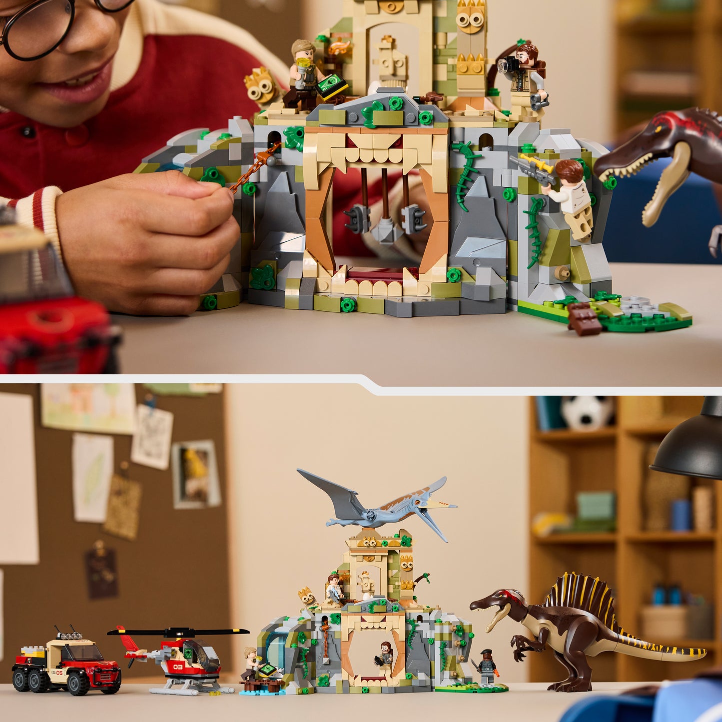 LEGO Jurassic World: Spinosaurus and Quetzalcoatlus Air Mission (76976)