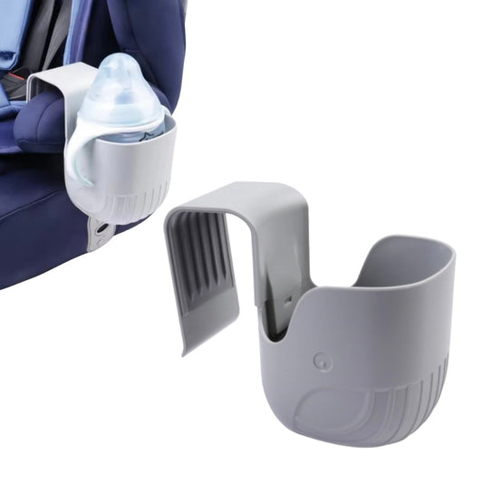 Universal Clip-On Baby Bottle & Cup Holder for Car Seats, Strollers & More