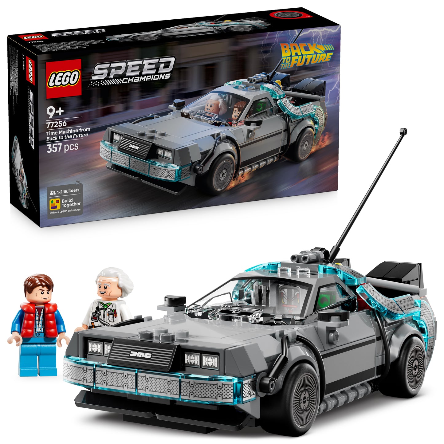 LEGO Speed Champions: Time Machine from Back to the Future (77256)