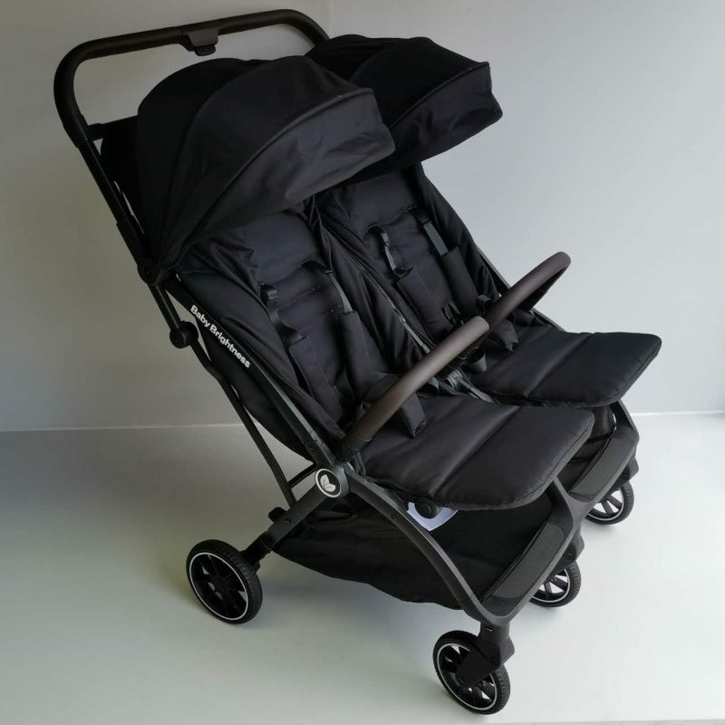 Double Pram – FlexGo Duo double stroller Black