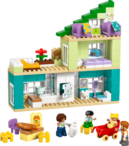 LEGO DUPLO: Town 3 in 1 Modern Family House with Figures (10470)