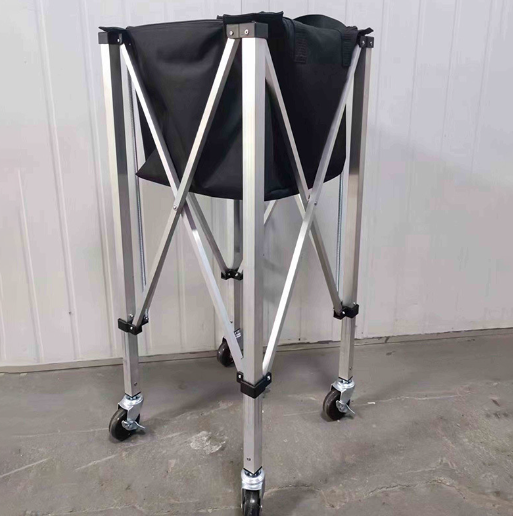 Tennis Ball Hopper Basket Removable Tennis Ball Saver Bag Cart
