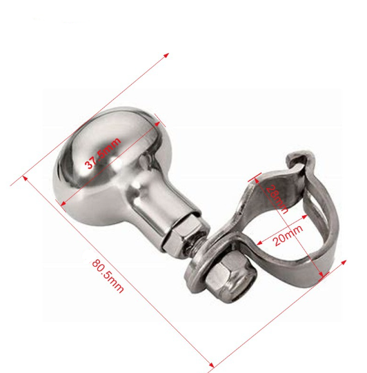 Stainless Steel Boat Steering Wheel Knob