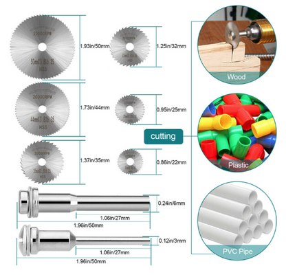 60Pcs Circular Cutting Wheel Grinding Disc Tool Set
