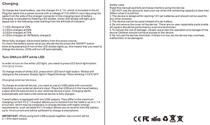 Car Jump Starter with Air Compressor 12000mAh