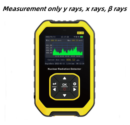 Radiation Dosimeter with LCD Display Measurement y rays, x rays, β rays