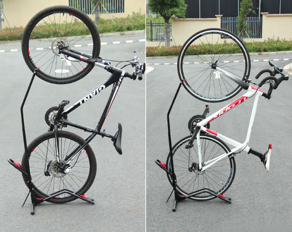 Vertical & Horizontal Bicycle Bike Floor Rack Stand Bicycle Stand