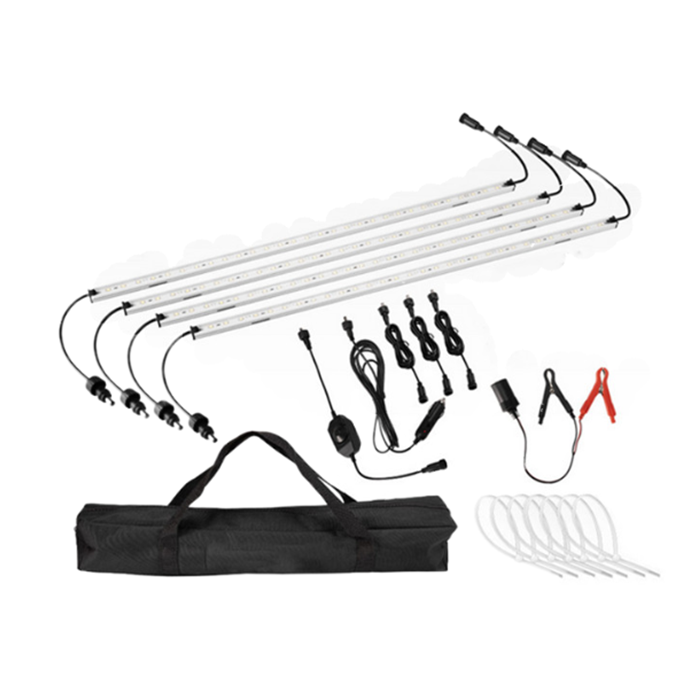 12V Rigid Light Bar LED Strip Camping Waterproof Connector Combo Kit Aluminium - salelink.co.nz