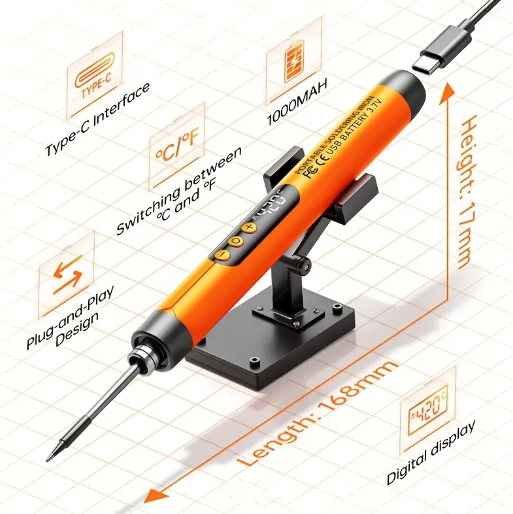 Cordless Soldering Iron Kit