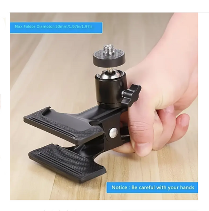 2PCS Spring Clamp Mount with 360-Degree Rotating
