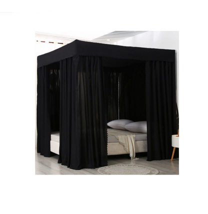 1.5x2x1.95m 4 Corner Post Bed Curtains Canopy Bed Canopy Curtains