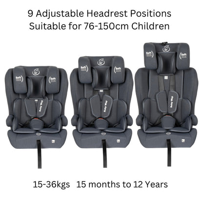 Apex Booster Car Seat i-Size R129 with ISOFIX + Top Tether and Cup Holder