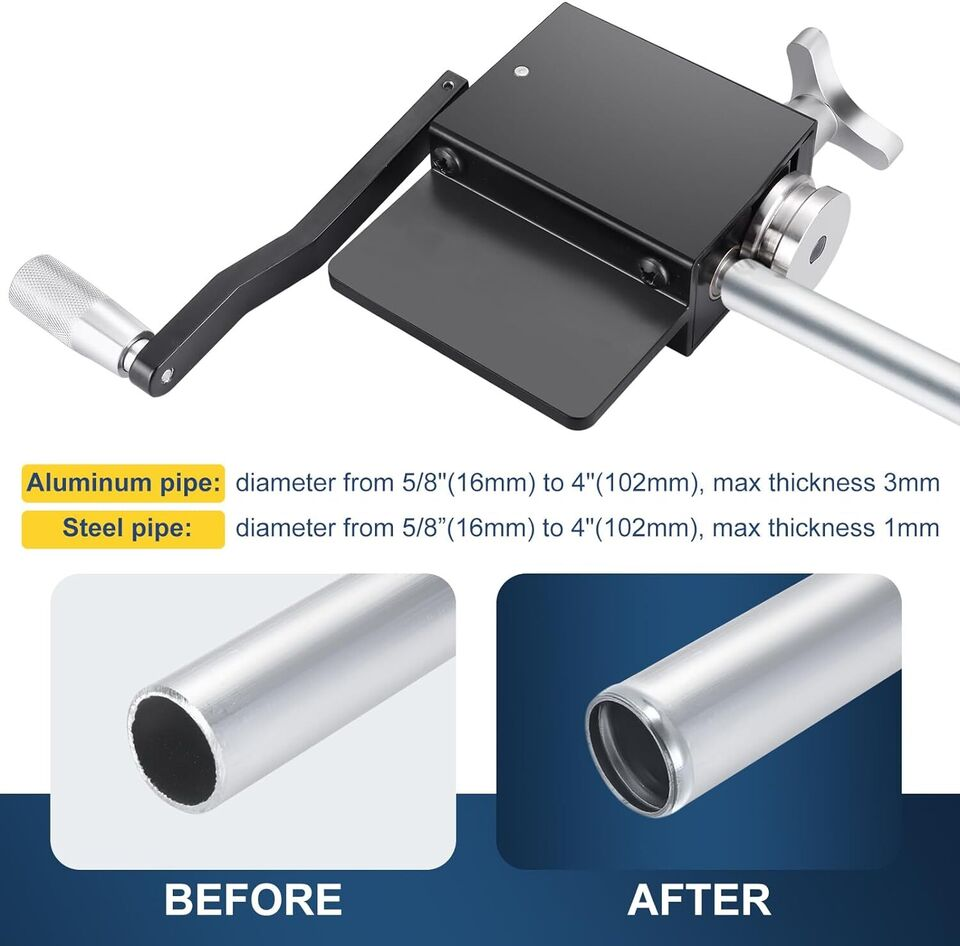 Tube Pipe Tubing Beader Tool Bead Roller Intake and Intercooler Piping Fits 5/8"