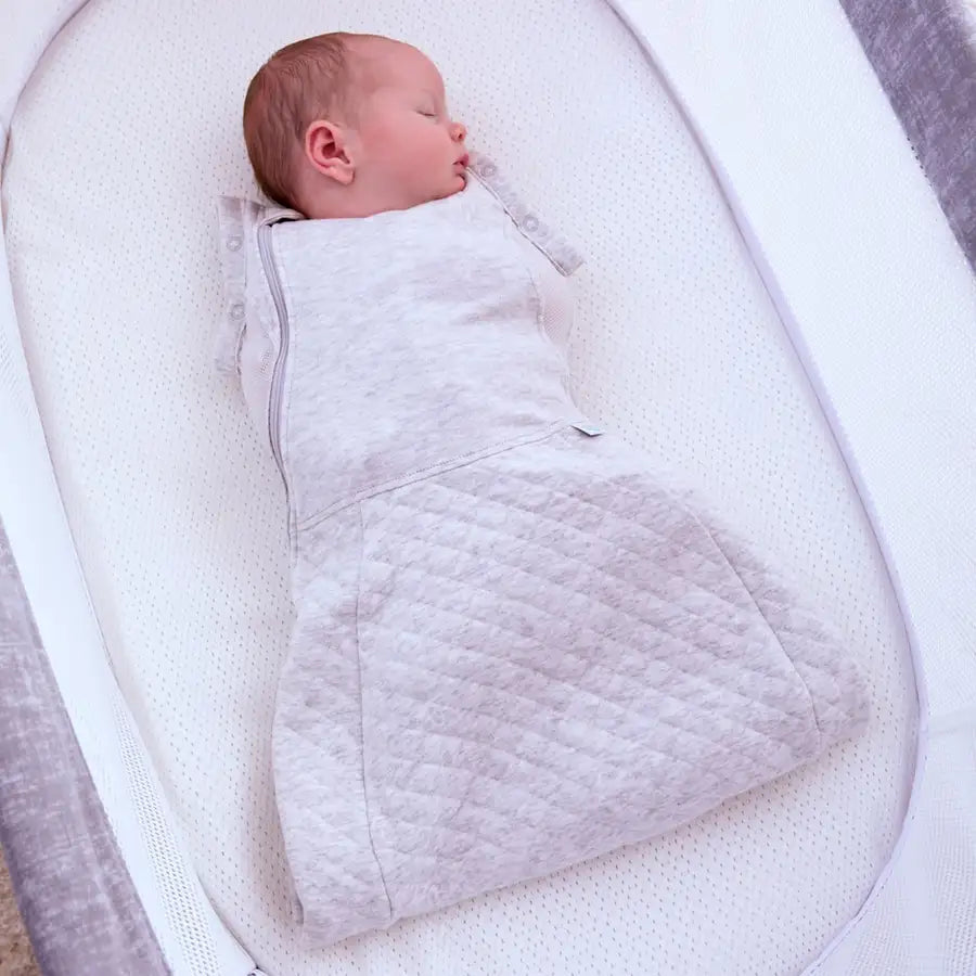 Purflo Swaddle to Sleep Bag All Seasons - Minimal Grey - Babyonline