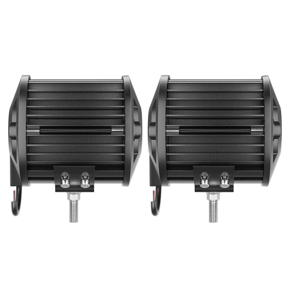 Pair 3Inch Led Work Light Bar Spot Flood Offroad Driving 4Wd 4X4 Reverse
