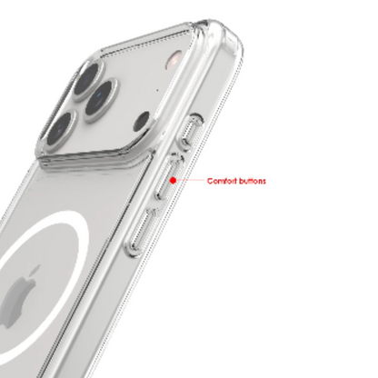 Shockproof Clear Wireless Charging Case for the iPhone 17 Series