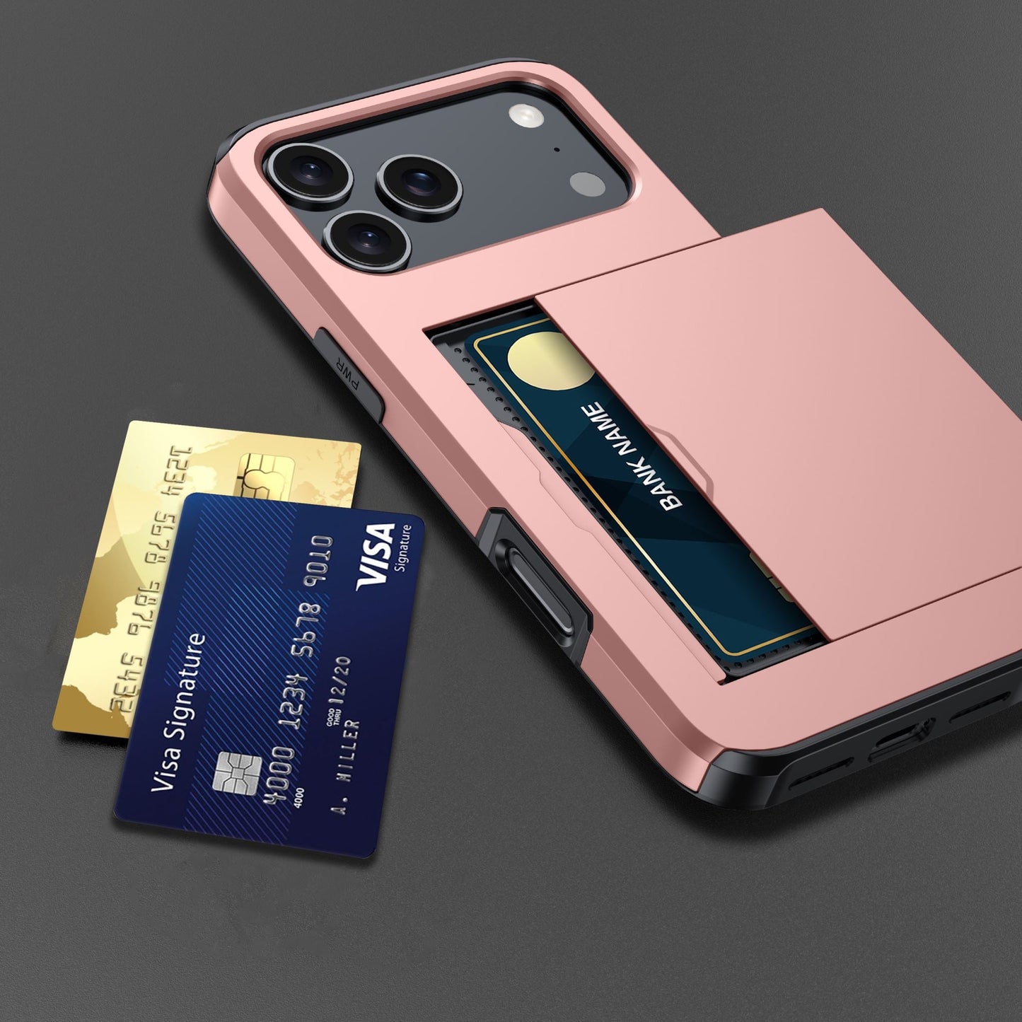 iPhone 17 Pro Max Case Card Slots Holder