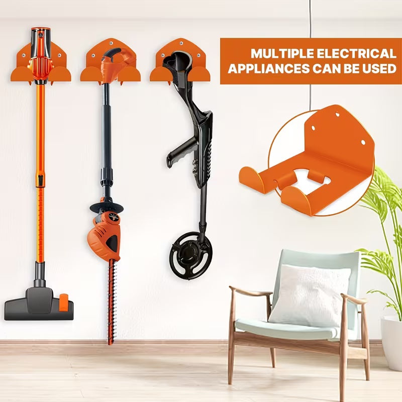 Weed Trimmer Eater Wall Mount Rack Holder Hanger Shed Organizer