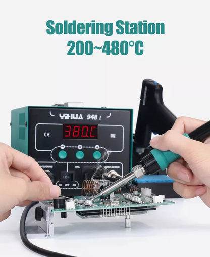 LCD Soldering Iron Desoldering 2in1 Station - salelink.co.nz