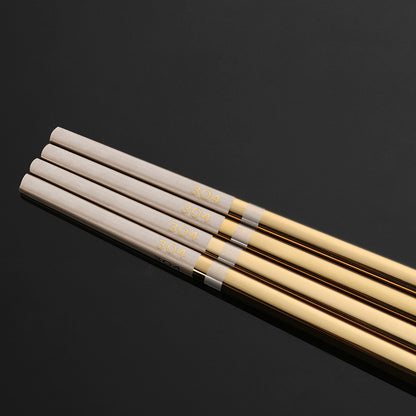 304 Stainless Steel Laser Engraved Chopsticks