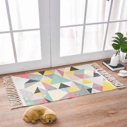Nordic Style Cotton/Linen Rug