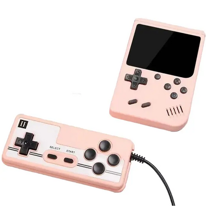 8-Bit Mini Handheld Game Console – 500 Games (5 colours available)