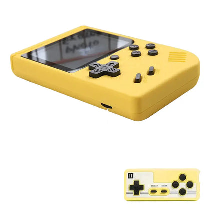 8-Bit Mini Handheld Game Console – 500 Games (5 colours available)