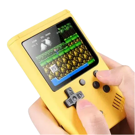 8-Bit Mini Handheld Game Console – 500 Games (5 colours available)