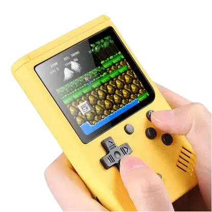 8-Bit Mini Handheld Game Console – 500 Games (5 colours available)