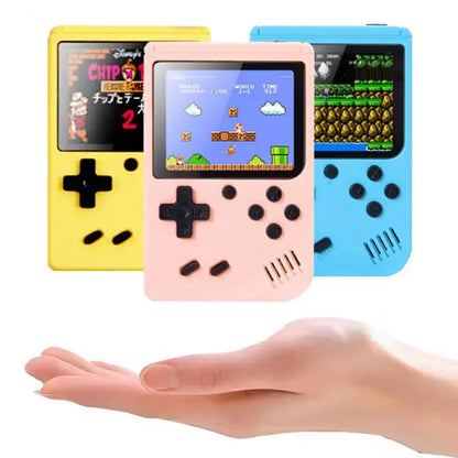 8-Bit Mini Handheld Game Console – 500 Games (5 colours available)