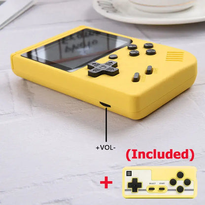 8-Bit Mini Handheld Game Console – 500 Games (5 colours available)