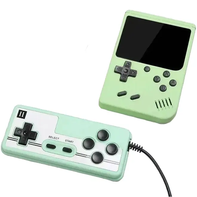 8-Bit Mini Handheld Game Console – 500 Games (5 colours available)