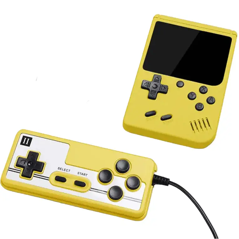 8-Bit Mini Handheld Game Console – 500 Games (5 colours available)
