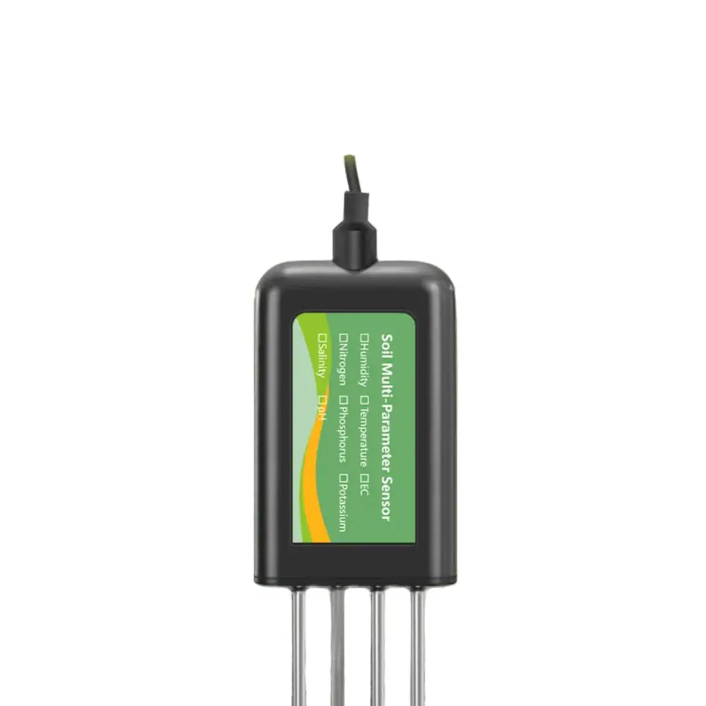 8-in-1 Soil Sensor for pH, EC, Moisture, Temp & NPK Testing
