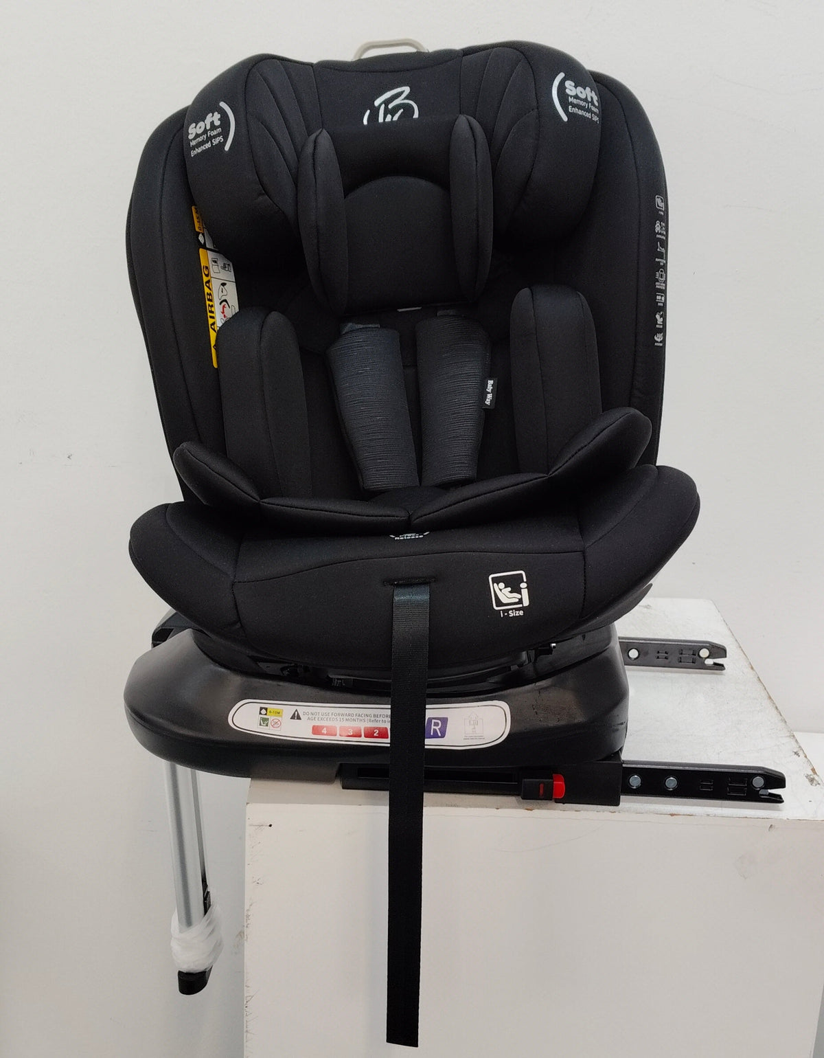 Preorder - SpinGuard BLACK 360 Rotation and Convertible Car Seat with ISOFIX + Leg Support