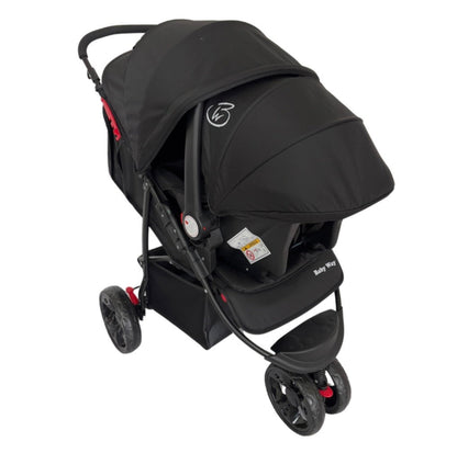 Explorer 3-Wheeler 4in1 Travel System Bundle - Stroller + Capsule + Base + All-Rider 360 Rotating Car Seat