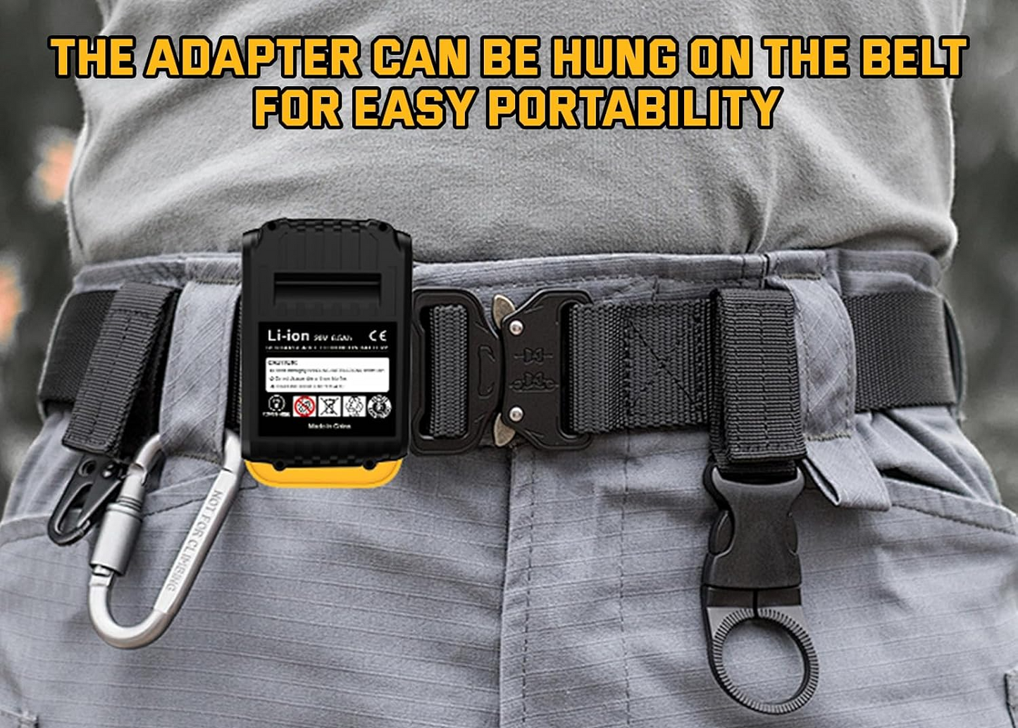 USB Battery Adapter fits Dewalt 20V Battery Converter USB and Type-C Output Port