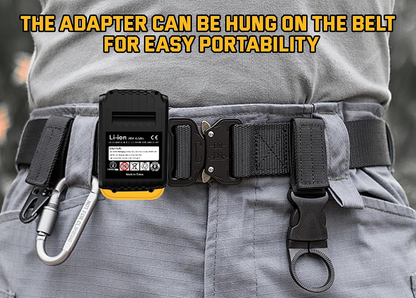 USB Battery Adapter fits Dewalt 20V Battery Converter USB and Type-C Output Port
