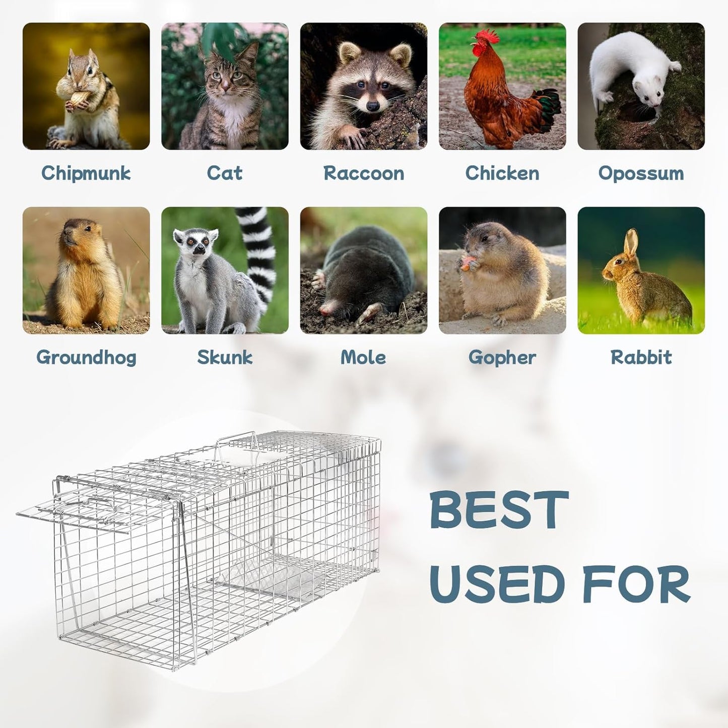 66 x 23 x 26cm Animal Trap Possum Trap