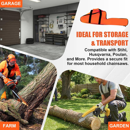 Chainsaw Bag Carrying Case Fit for Stihl Husqvarna 20''