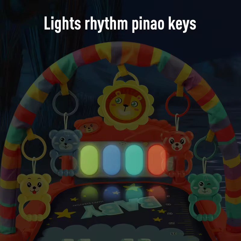 Baby Dino Play Gym & Kick Piano Mat – Multi-Functional Activity Center