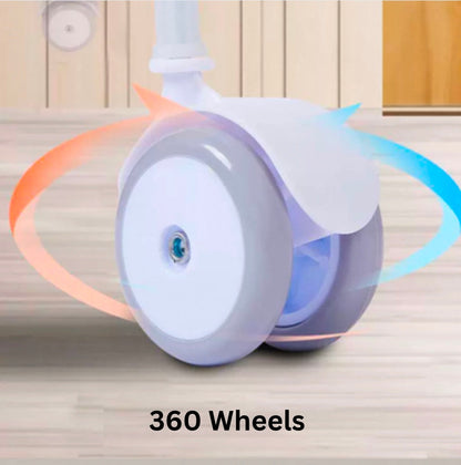 Zoom Adjustable O-ring Baby Walker with Push Handle