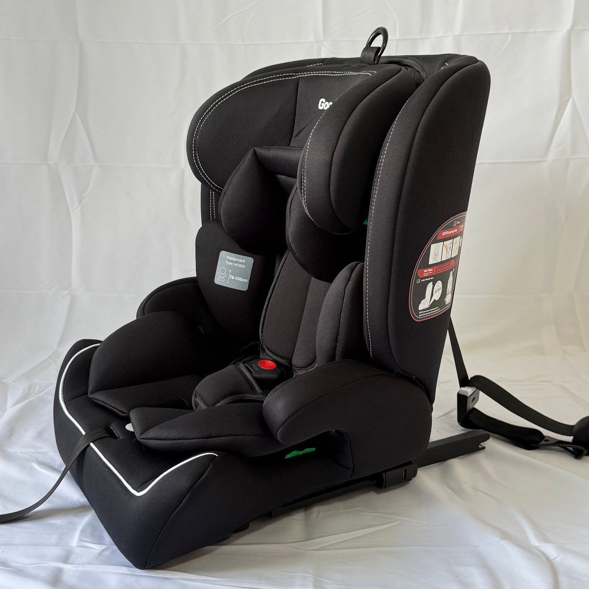 Arête Aegis i-Size Booster Car Seat — Black