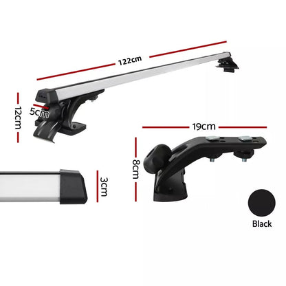 Universal Car Roof Racks Pod Aluminium Cross Bars Brackets