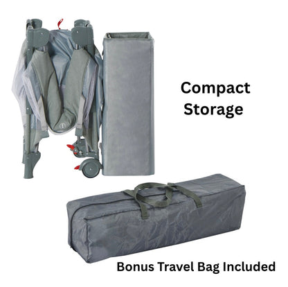 5-in-1 Portable Co-Sleeper Bed with Changing Table and Toy Bar