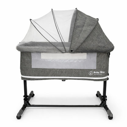 GrowNest 3in1 Cosleeper Bed Bassinet & Playpen with Rocking and Canopy