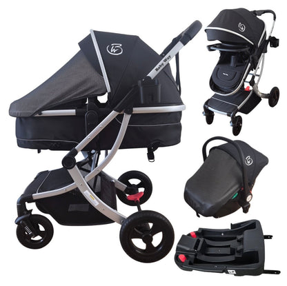 Preorder - Legacy 4 in 1 Travel System Bundle - Stroller + Bassinet + Capsule + Isofix Base + All-rider 360 Rotating Car Seat