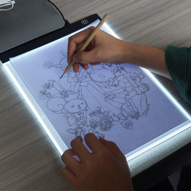 A4 LED Drawing Copy Board Light Box
